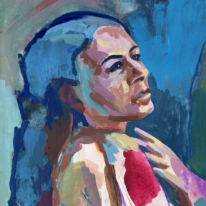 Lasting Impression – $150, 12″ x 9″, Watercolor and Gouache on Paper, 2026