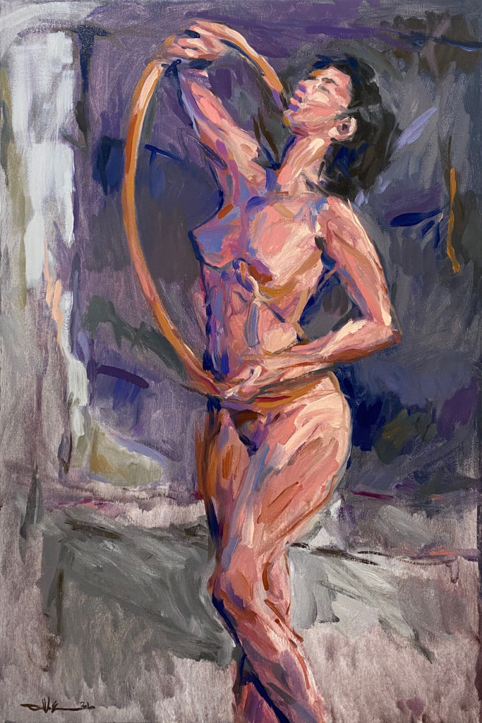 Woman with Hula Hoop