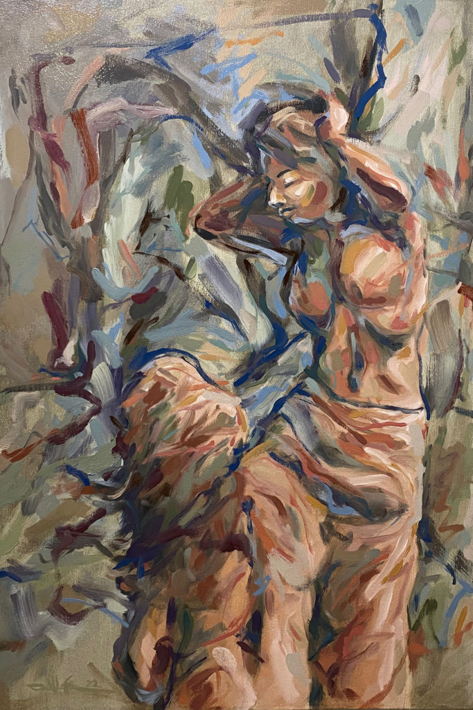 Two Women Dressing