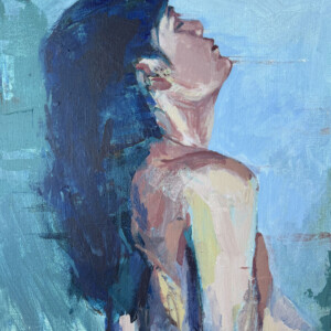 Blue – $750, 12" x 16", Acrylic on Canvas, 2026